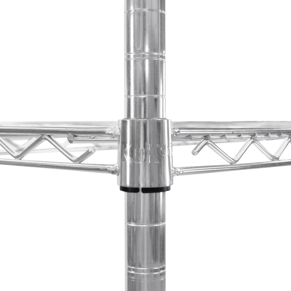 KuKoo Silver Wire Racking 45 x 120 x 180cm Image 4