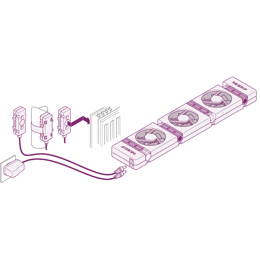 SpeedComfort White Duo Radiator Amplifier Set | Wilko