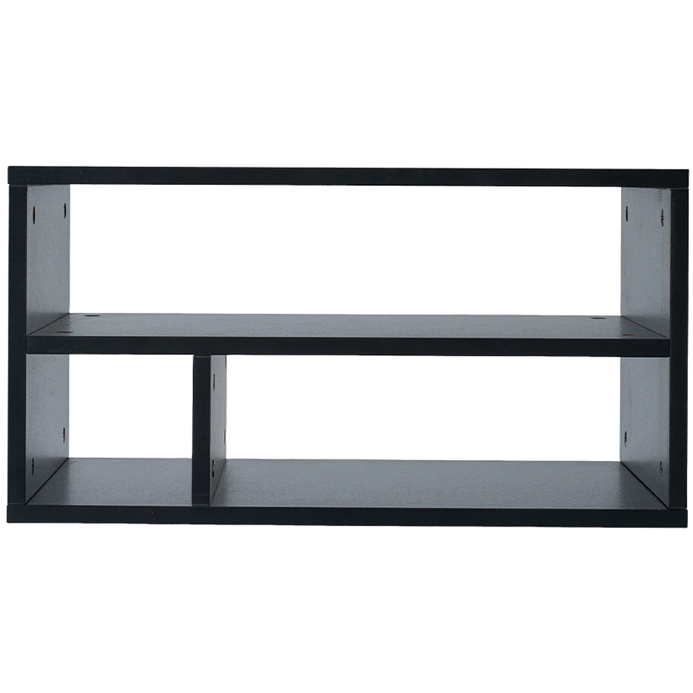 Living and Home 3 Shelf Black Desktop Printer Stand Image 3