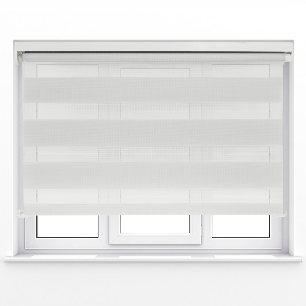 Caecus Day Night Long Drop Roller Blind White W180 x Drop 210cm Wilko Caecus Day Night Long Drop Roller Blind White W180 x Drop 210cm Wilko