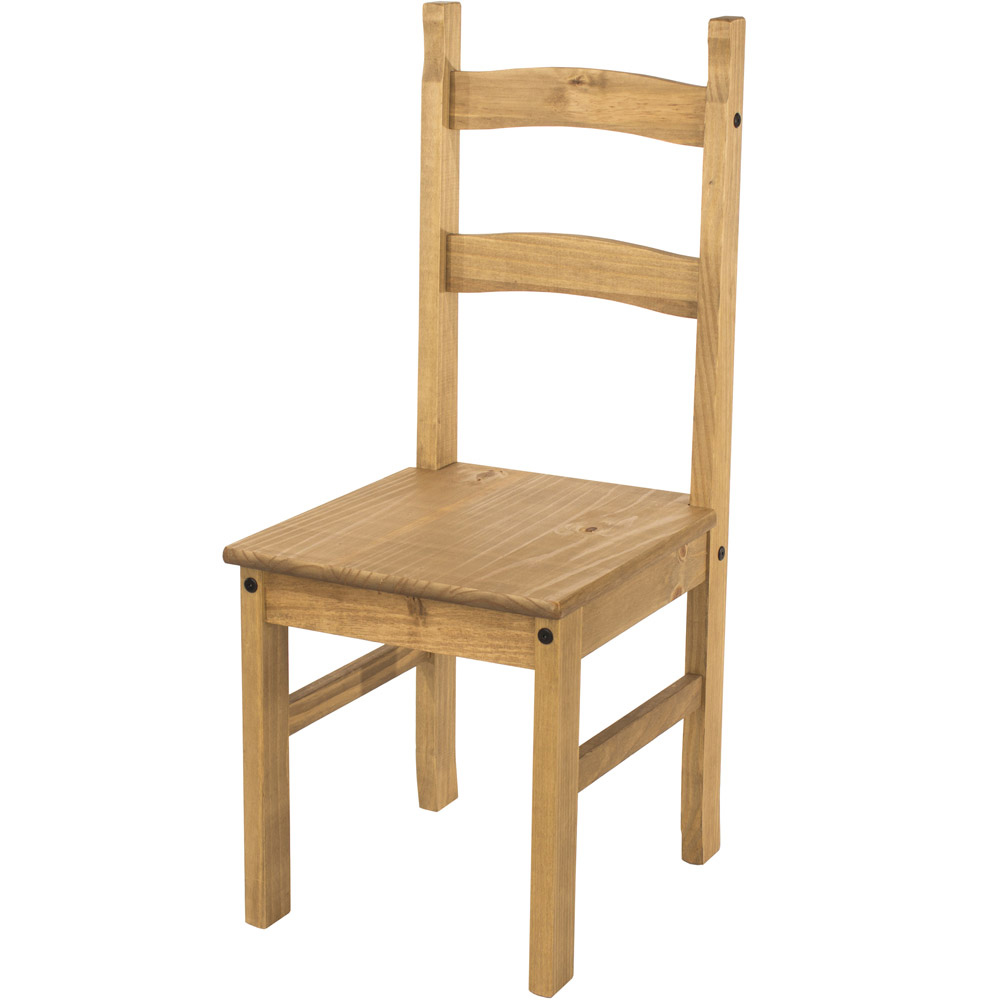 Core Product Texas 4 Seater Dining Set Antique Wax Pine Image 4