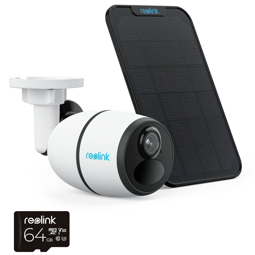 Reolink Go Plus 4G LTE Solar CCTV Kit 64GB SD CARD with SIM Image 1