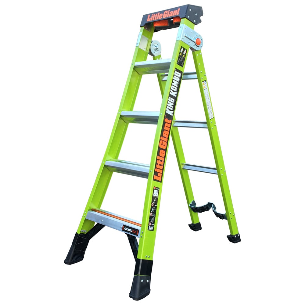 Little Giant 5 Tread King Kombo Industrial Ladder Image 1