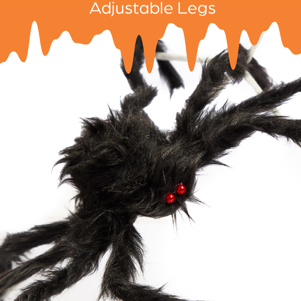 Benross Giant Hanging Web and Spider Halloween Decoration Image 7