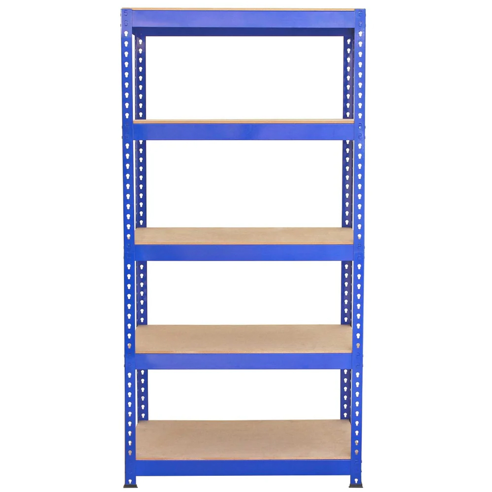 Monster Shop Q-Rax Blue Metal Racking Units 180 x 90 x 50cm 5 Pack Image 4