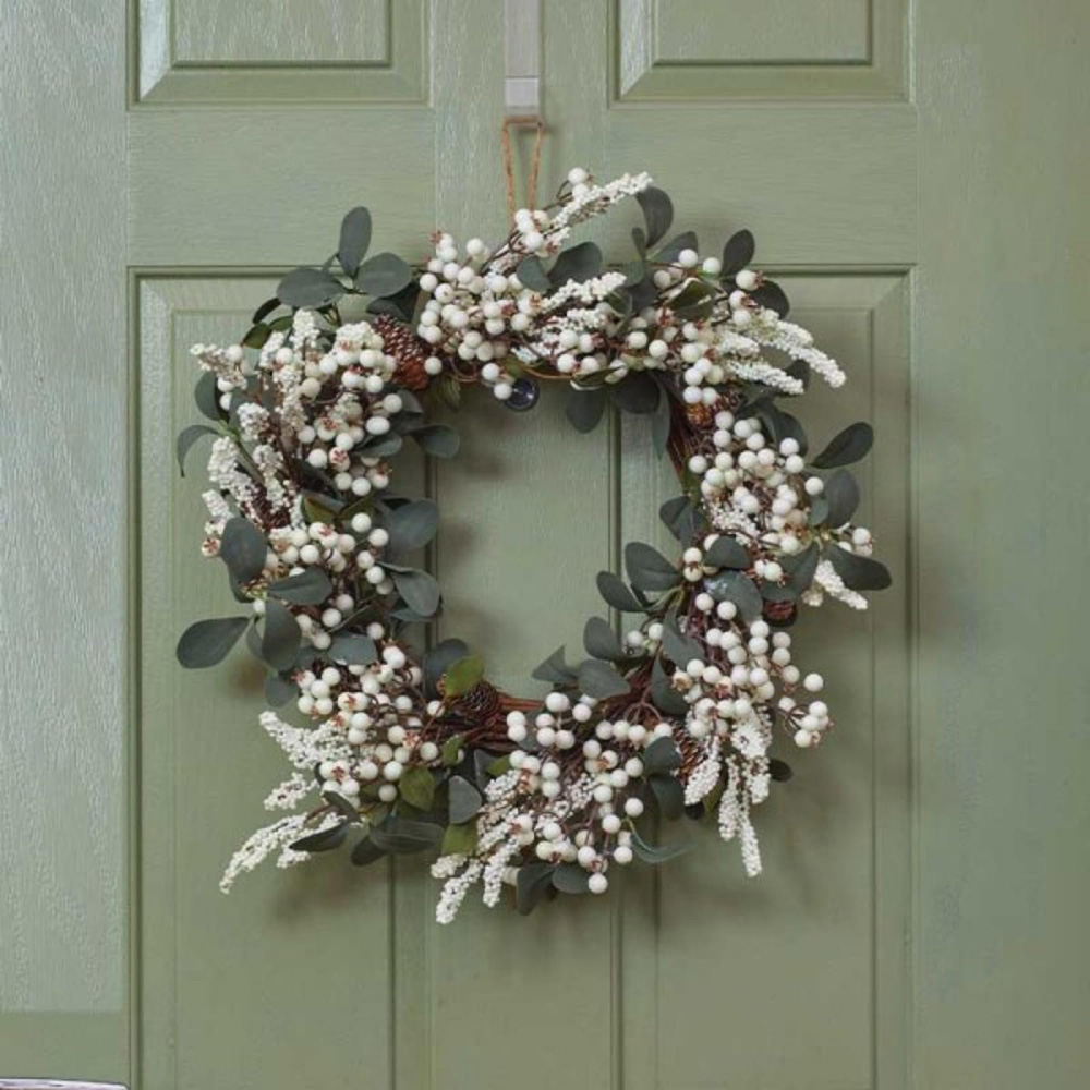 Samuel Alexander Winter Berry Wreath with Foliage 40cm Image 2