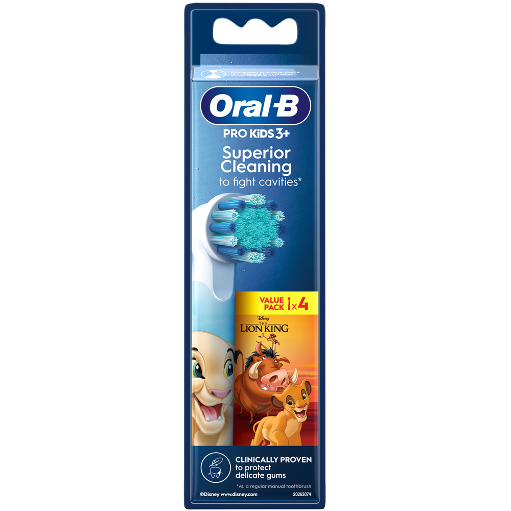 Oral-B Pro Kids Disney The Lion King Toothbrush Heads 4 Pack Image 3
