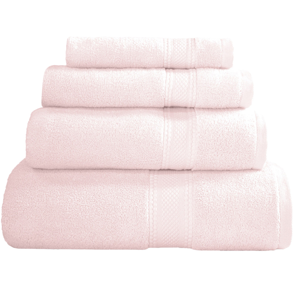 Divante Deluxe Cotton Flannel Soft Pink Face Cloth Image