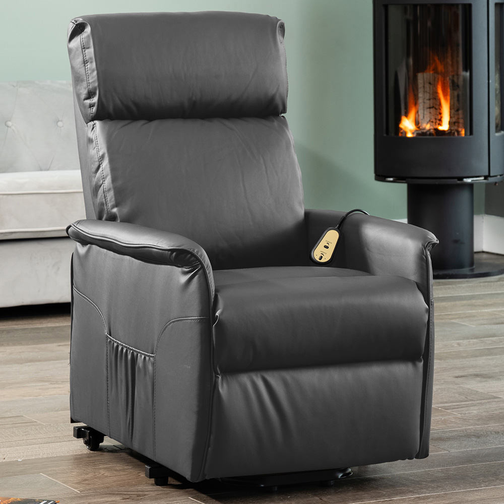 Artemis Home Townsend Grey Electric Recliner Chair Image 1