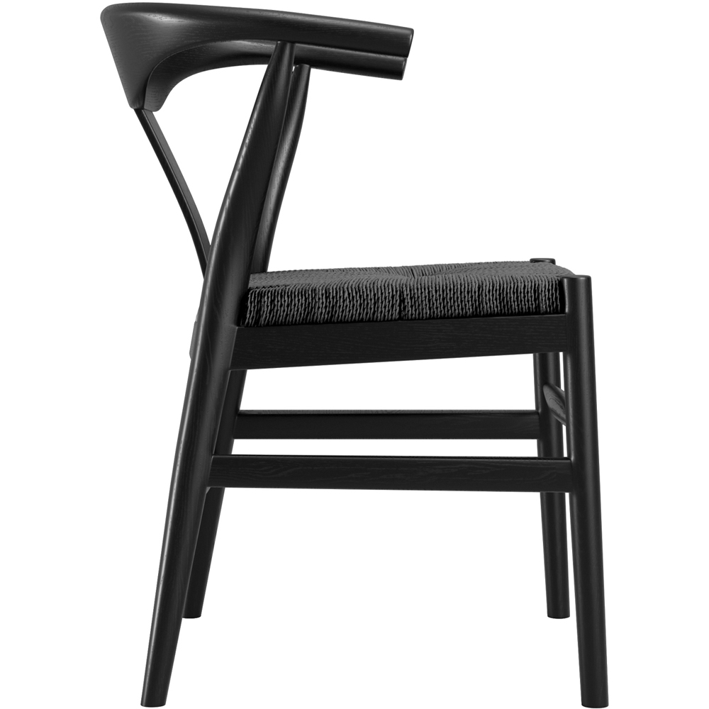 LPD Home Aries Black Dining Chair Set of 2 Image 4