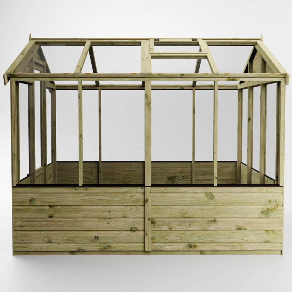 Mercia Wooden 8 x 6ft Traditional Greenhouse Image 4