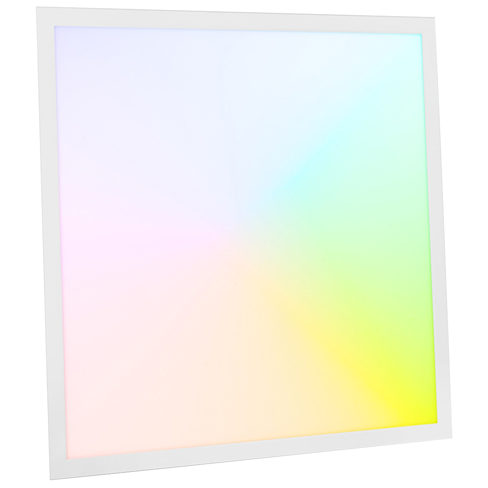 ENER-J Smart RGB Plus CCT Backlit Ceiling LED Panel Light Image 1
