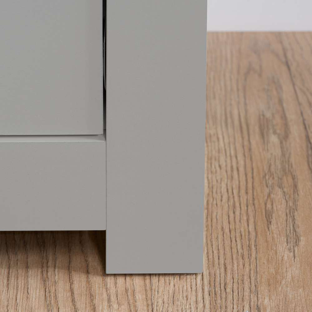 Highgate 4 Drawer Grey and Oak Chest of Drawers Image 5