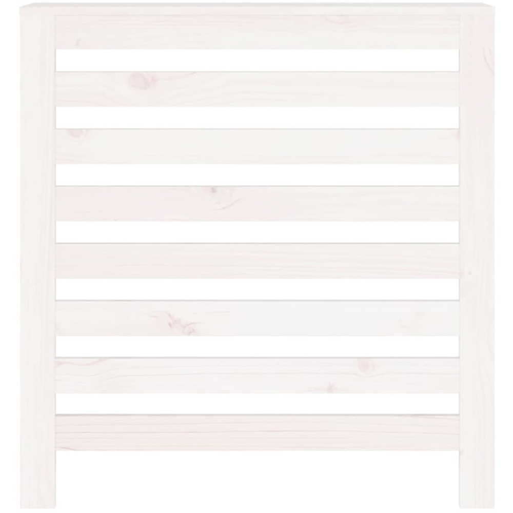 vidaXL White Solid Pine Wood Radiator Cover 79.5 x 19 x 84cm Image 4