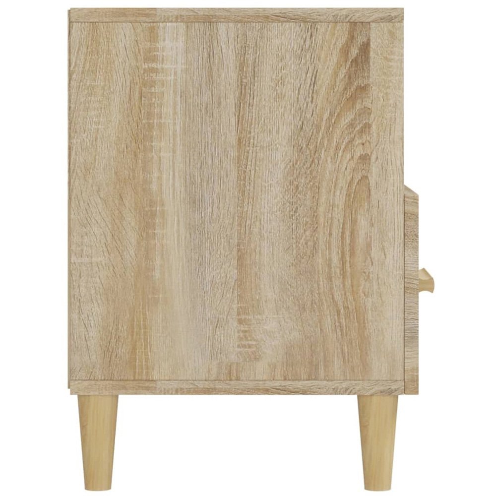 vidaXL 3 Drawer 3 Shelf Sonoma Oak TV Cabinet Image 8