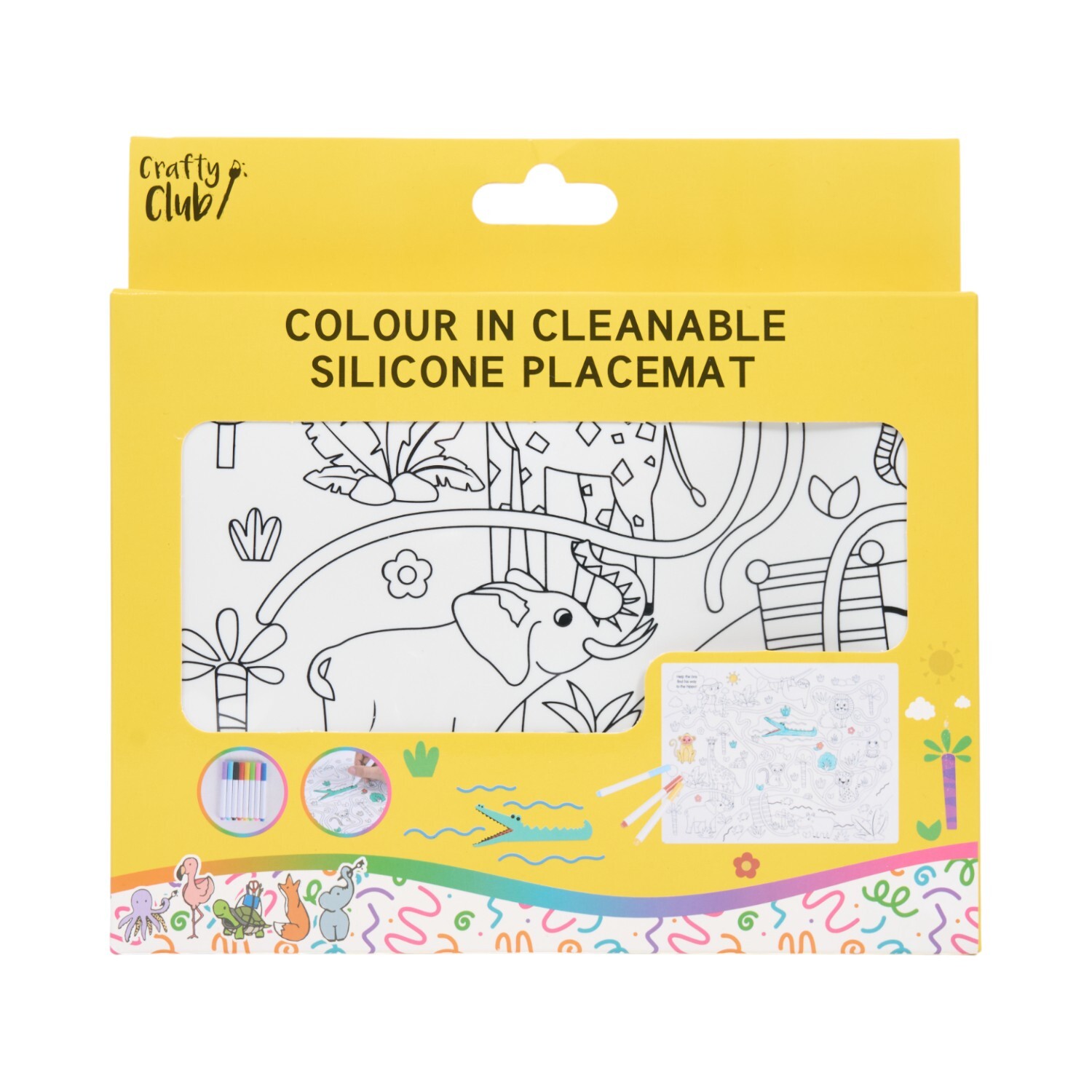 Colour In Cleanable Silicone Placemat Image 3