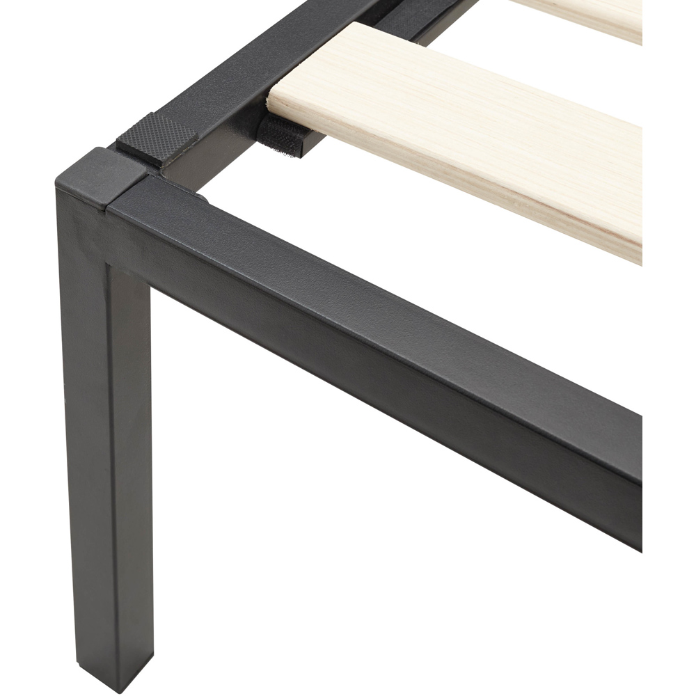 GFW Kore Double Black Platform Bed Frame Image 7