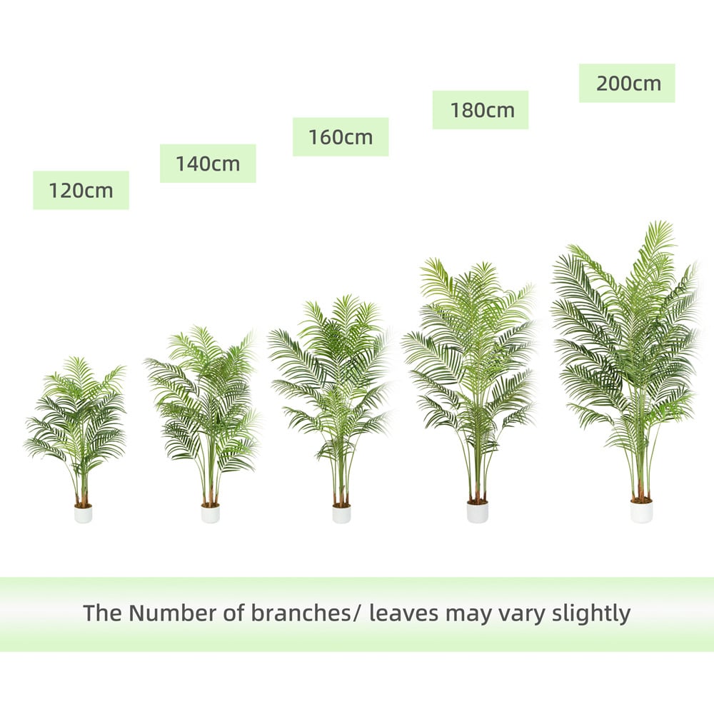 wilko Palm Tree Indoor Artificial Plant 200cm Image 5