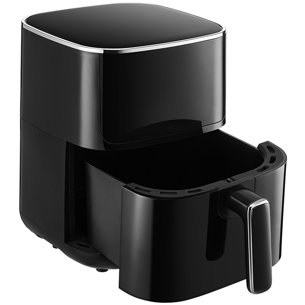 Living and Home DM0866 4.7L Black Touchscreen Air Fryer with Adjustable Temp Image 3