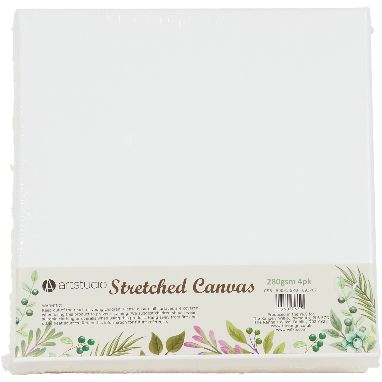 Art StudioPack of 4 Stretched Canvases Image 2