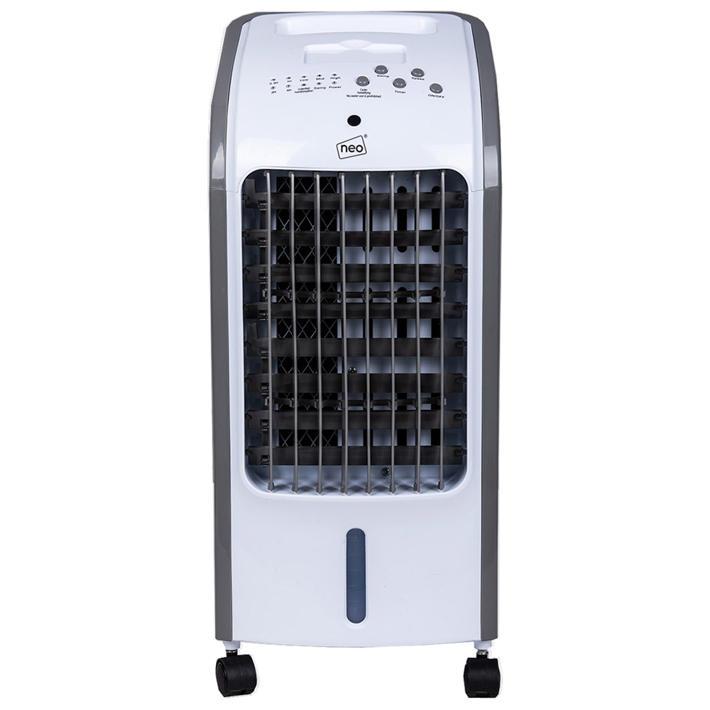 Neo White Remote Control Portable Air Cooler Fan 4L Image 1