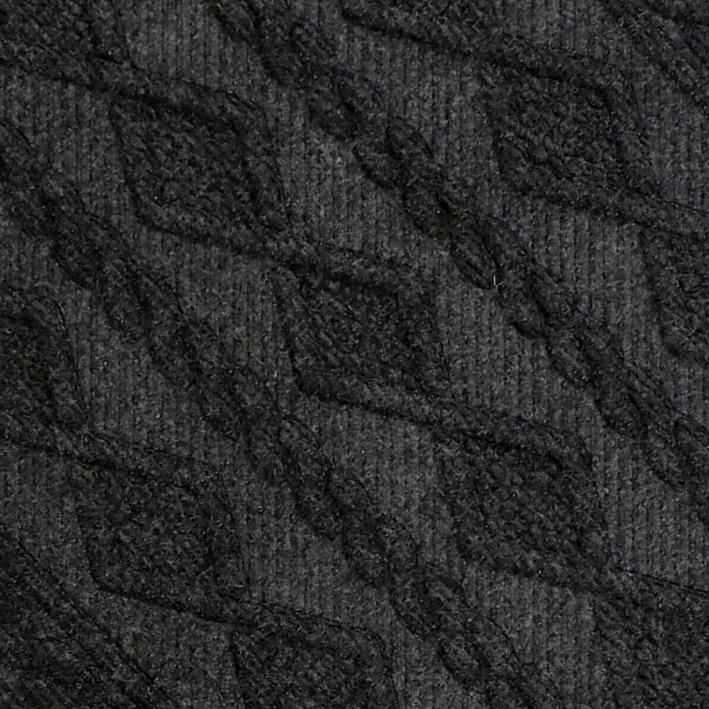 JVL Charcoal Knit Indoor Scraper Doormat 45 x 75cm Image 4