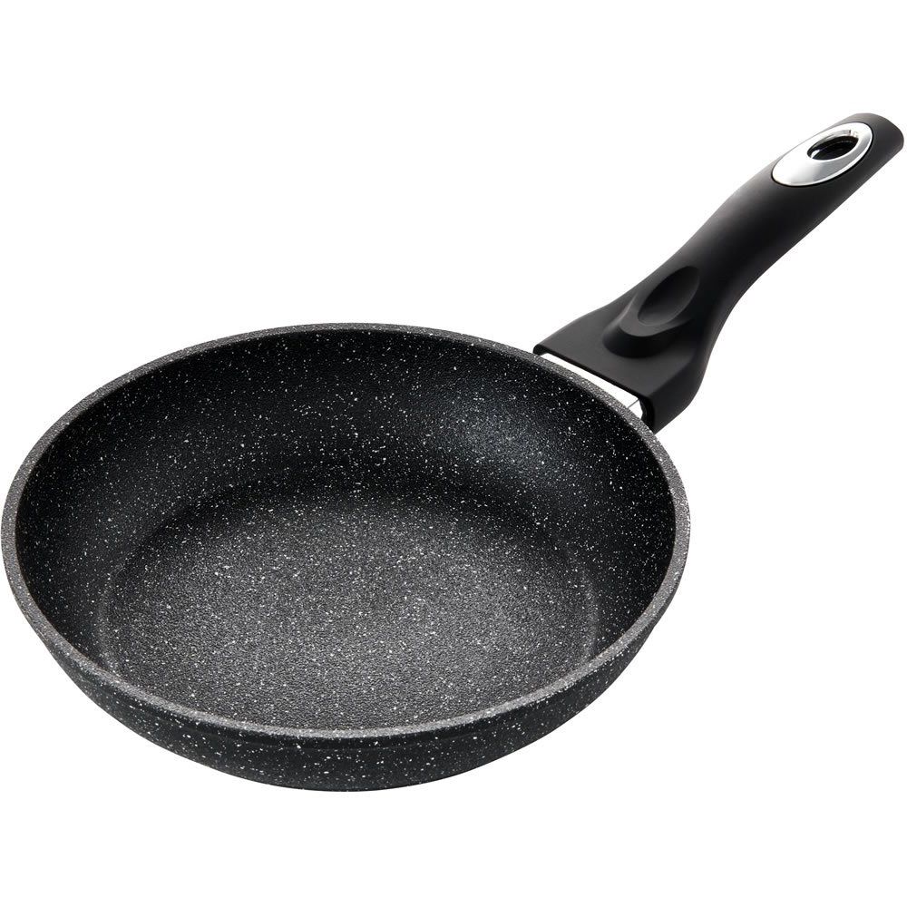 Wilko 20cm Aluminium Shot Blast Frying Pan Image 2