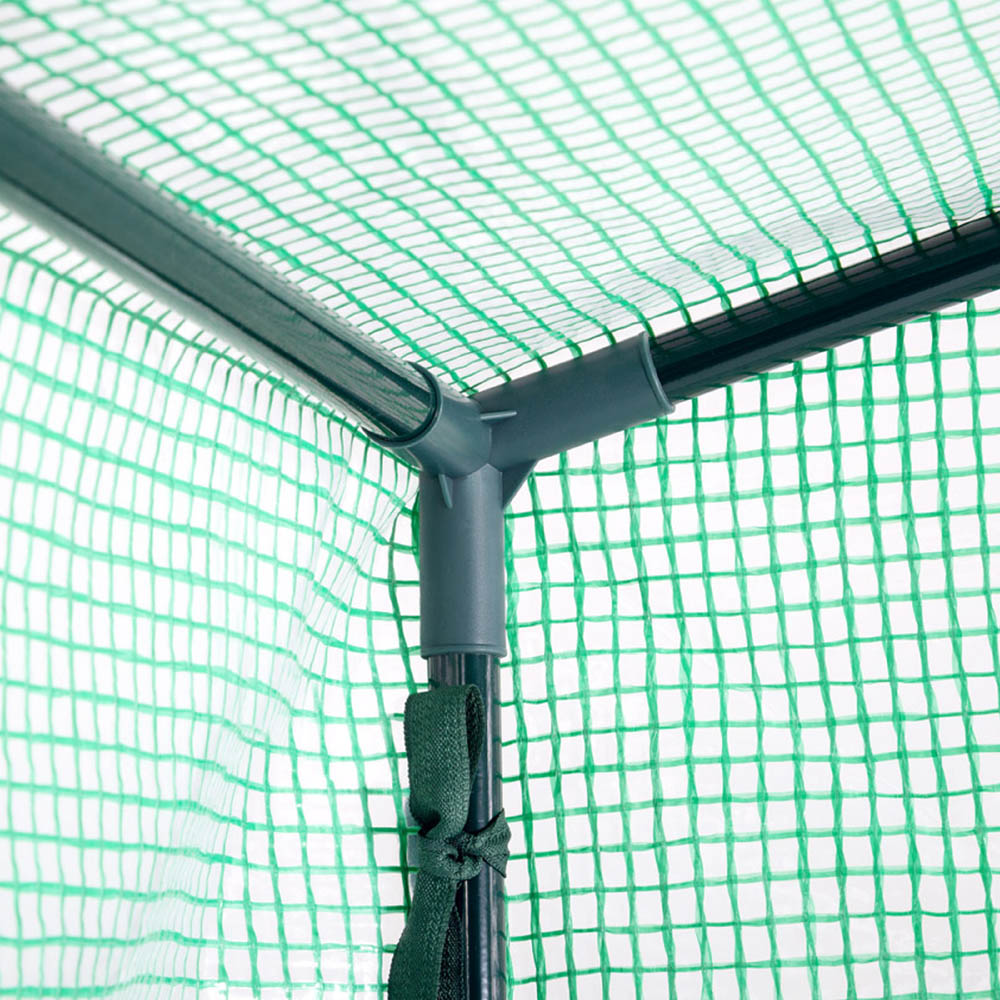 AMOS Green Plastic 5.6 x 2.6ft Walk In Tomato Planter Greenhouse Image 3