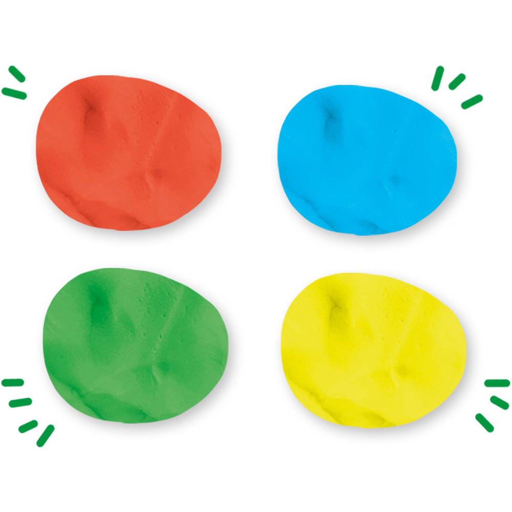 SES Creative Feel Good Dough Pure Play Dough 90g 4 Pack Image 3