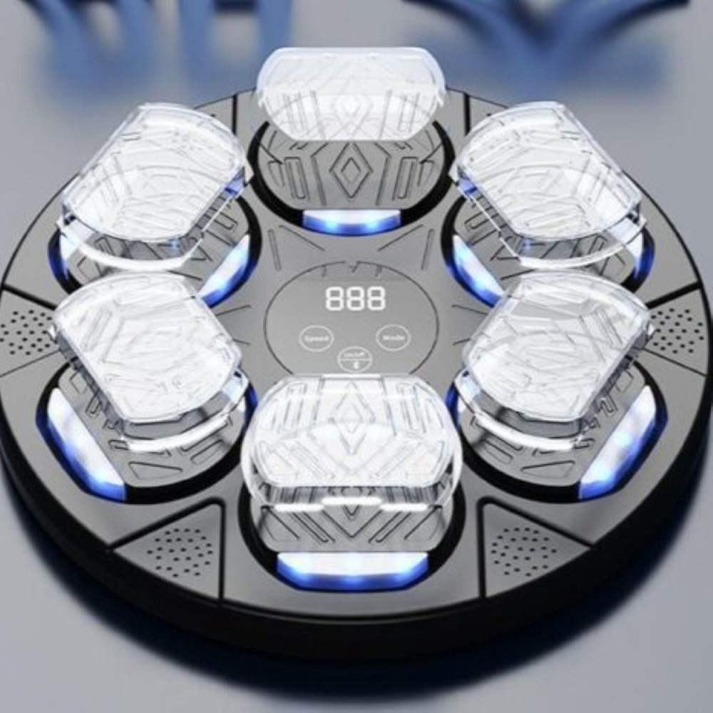 Musical Target Setting Obasyhig Black Smart Musical Boxing Targets with Bluetooth Connectivity ...