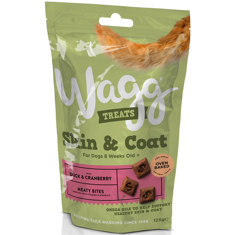 Wagg Skin and Coat Duck and Cranberry Dog Treat 125g Image 2