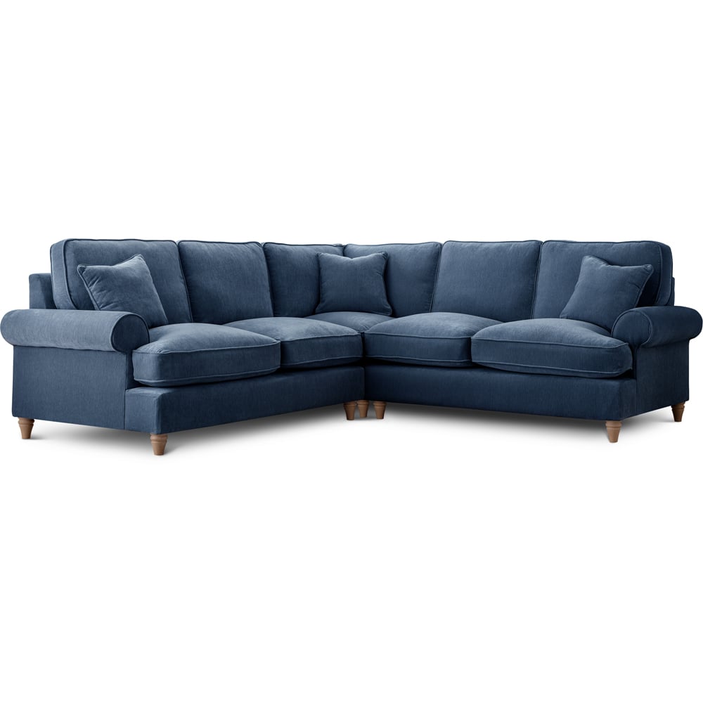 The Victoria Large Navy Corner Sofa Image 2