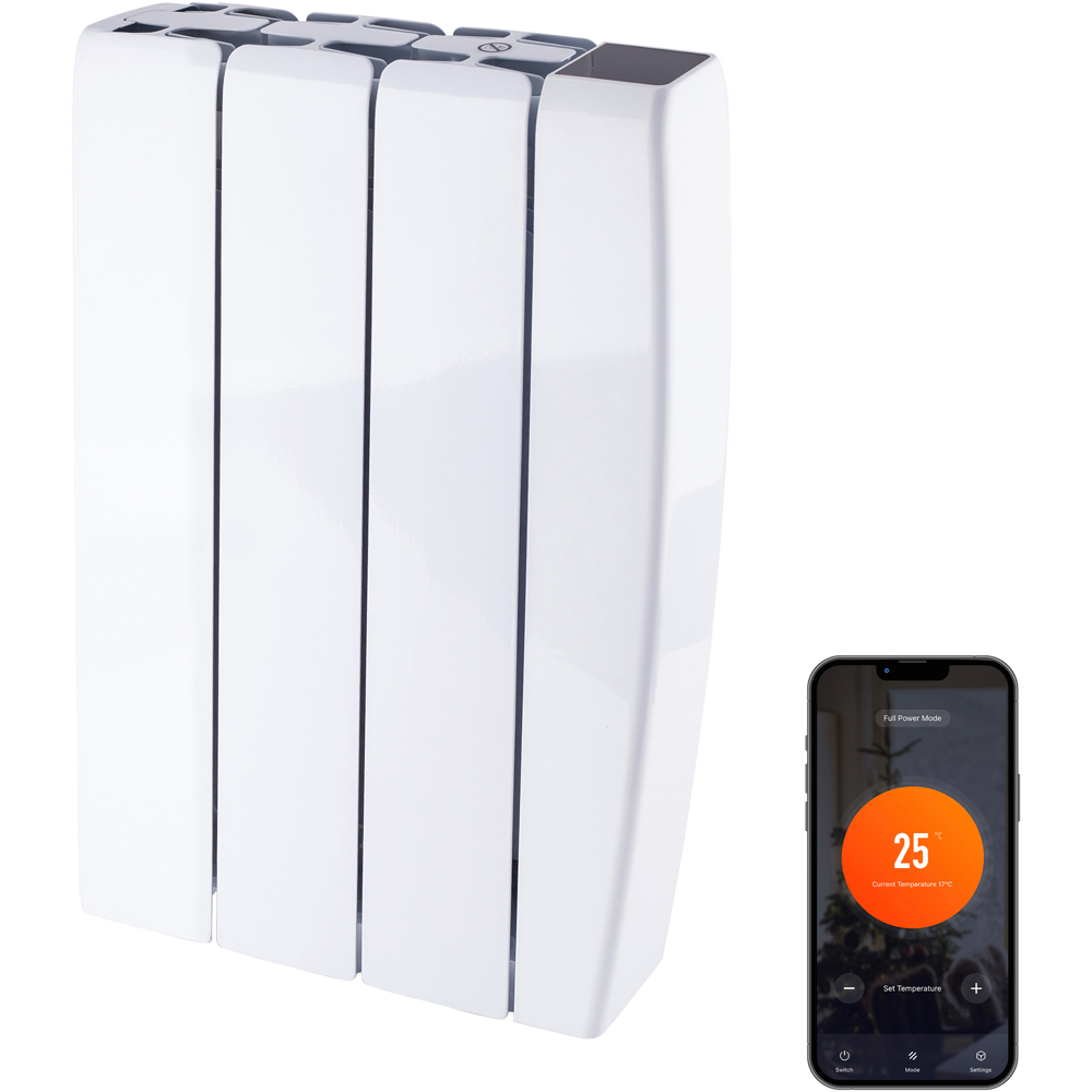 TCP Smart White Ceramic Electric Radiator 700W Image 1