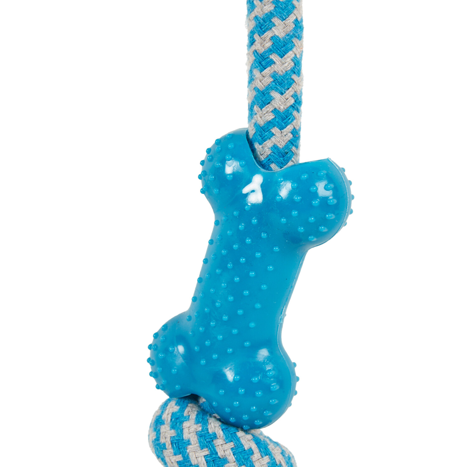 Rope with Bone Dog Toy - Multicolour Image 2