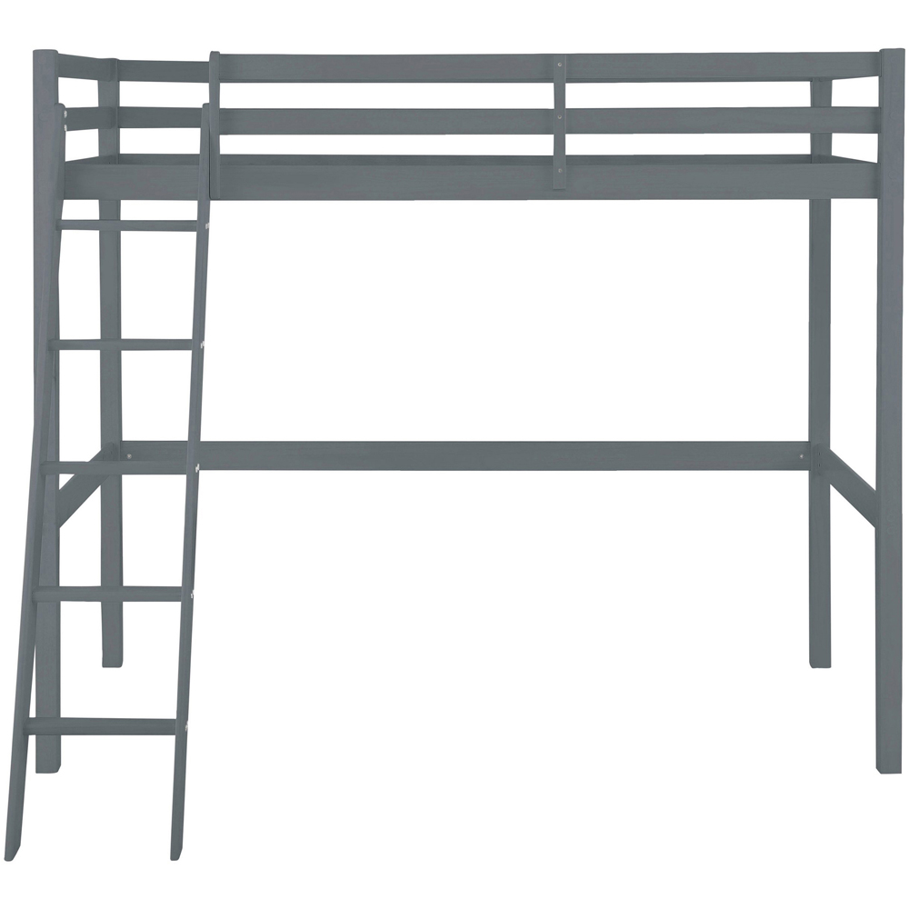 Loft24 Alpi2 Single Grey High Sleeper Bed Image 2