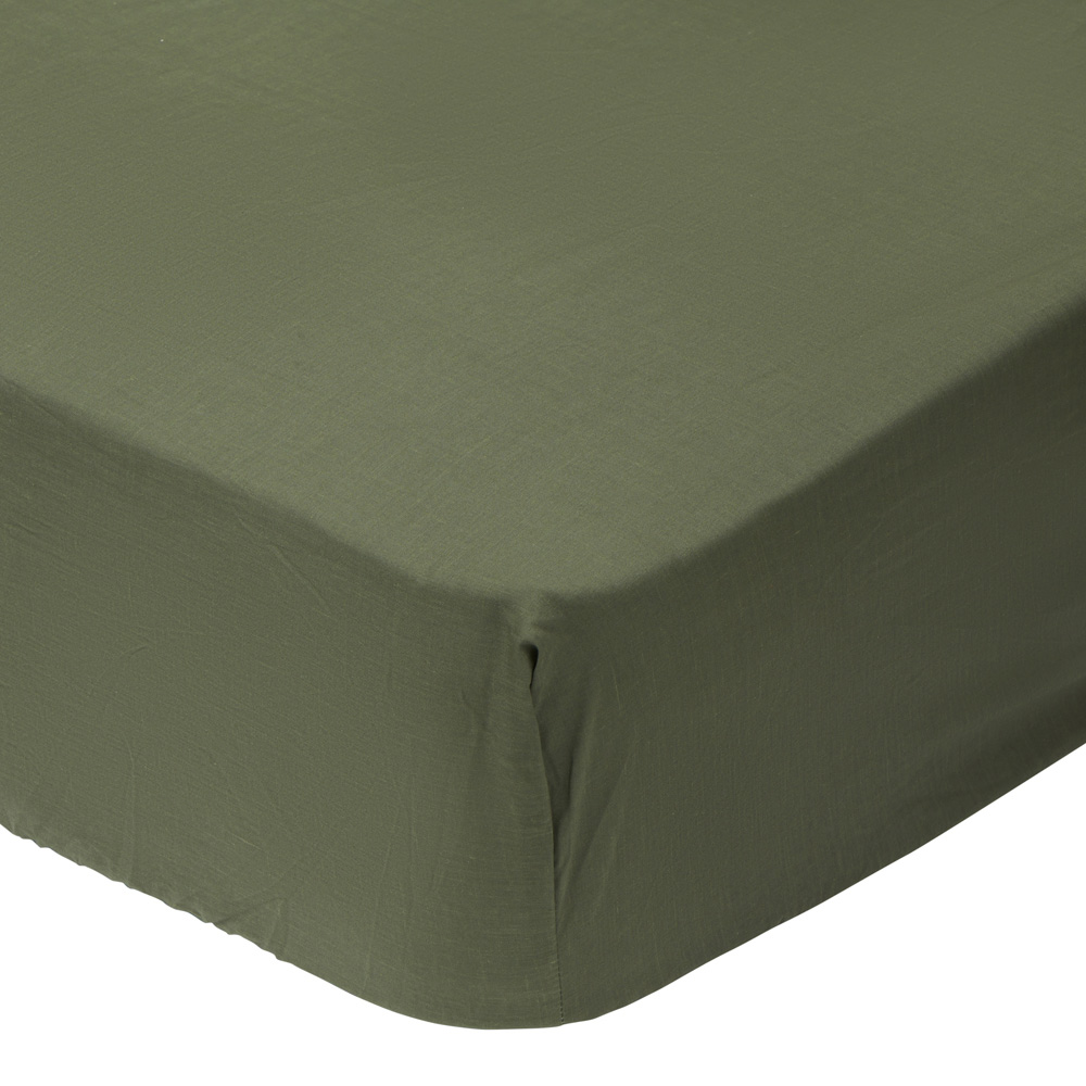 Wilko Easy Care Single Thyme Fitted Bed Sheet Wilko