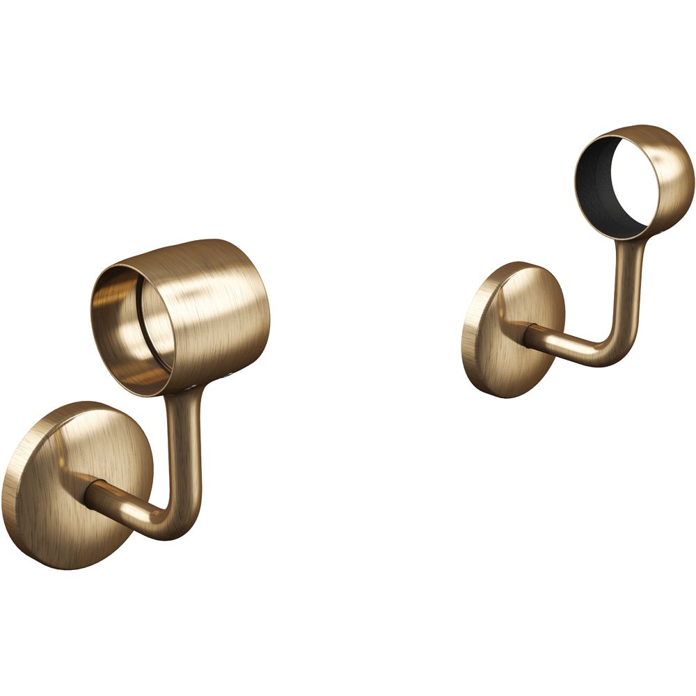 Rothley Stainless Steel Antique Brass Stair Hand Rail Kit 3.6m Image 3