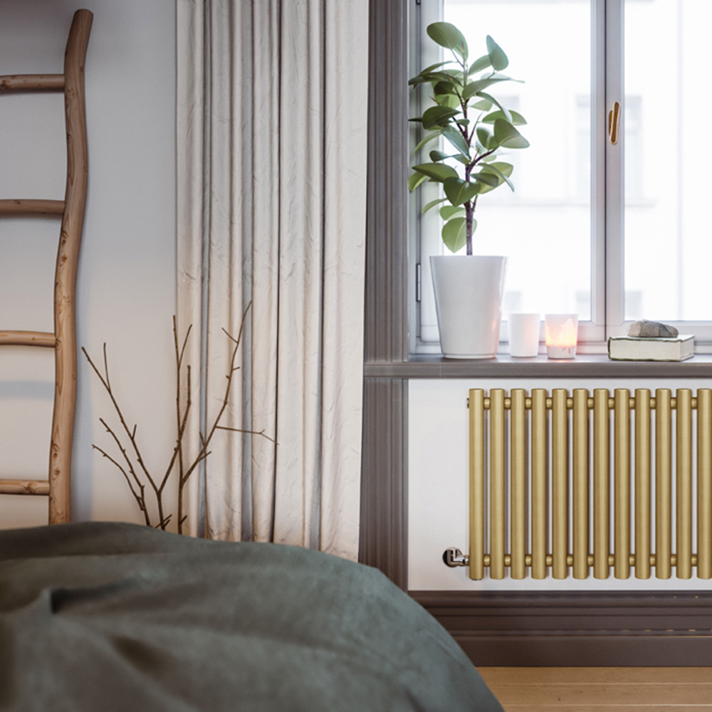 Terma Rolo Room 2015 BTU Brass Radiator 500 x 865mm Image 6