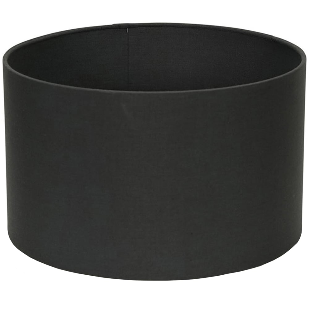 ValueLights Reni Charcoal Ceiling Drum Lamp Shade Small Image 1