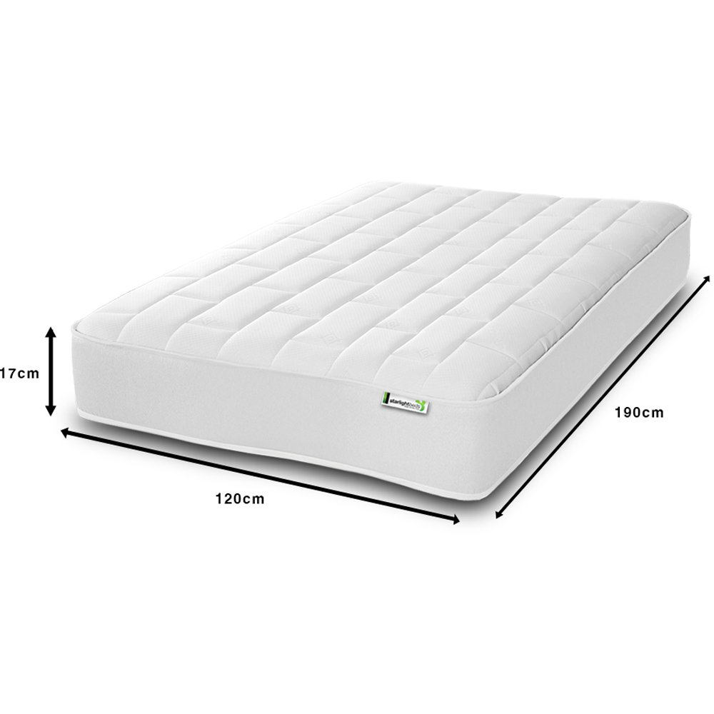 Starlight Beds Deep Small Double White Big Brick Memory Foam and Spring Mattress Image 5
