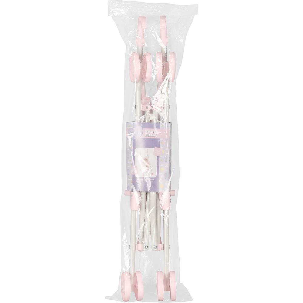 Baby Pram Toy Pink Image 4