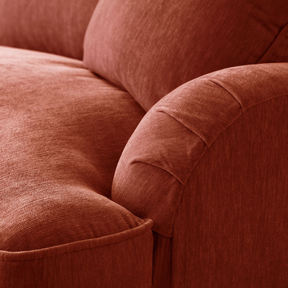 The Vienna 2 Seater Apricot Sofa Image 4
