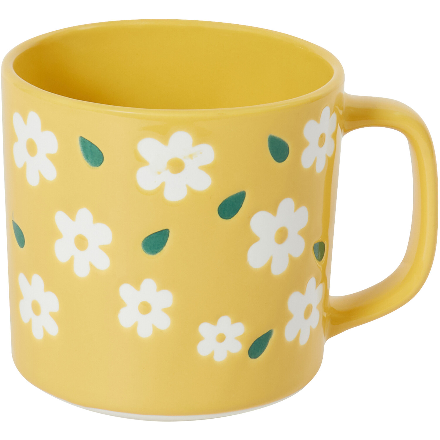 Flower Mug - Yellow Image 1