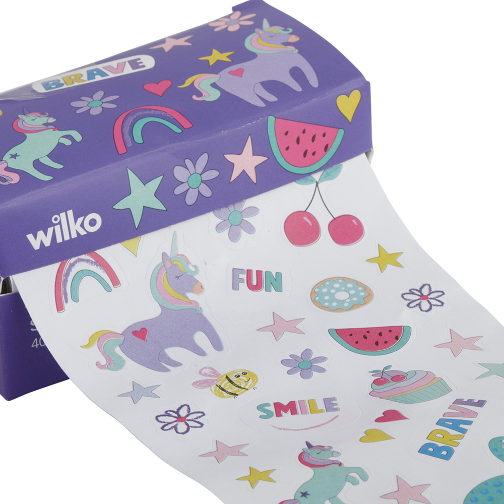 Wilko Unicorn Sticker Roll Wilko