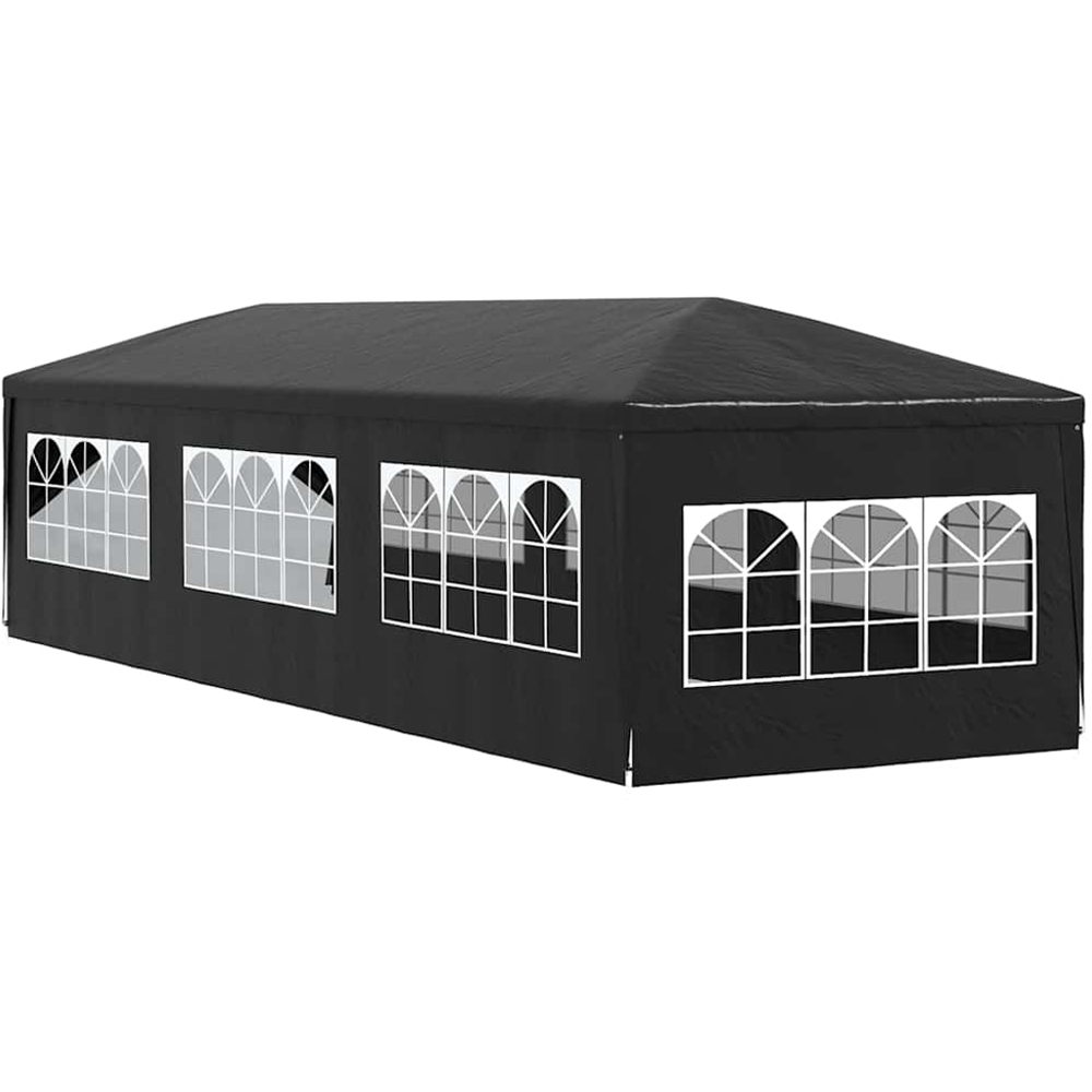 vidaXL 3 x 9m Anthracite Garden Party Tent with Sidewalls Image 6