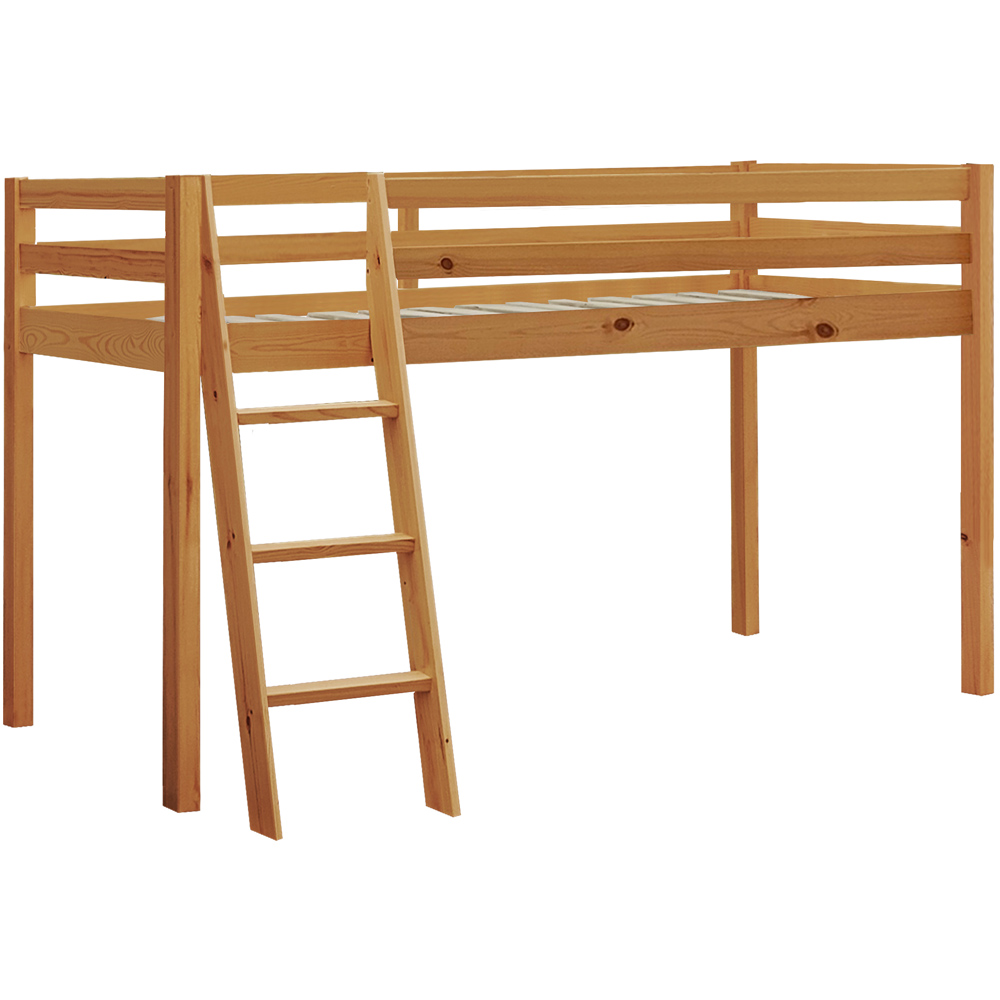 Brooklyn Single Caramel Mid Sleeper Bed Image 2