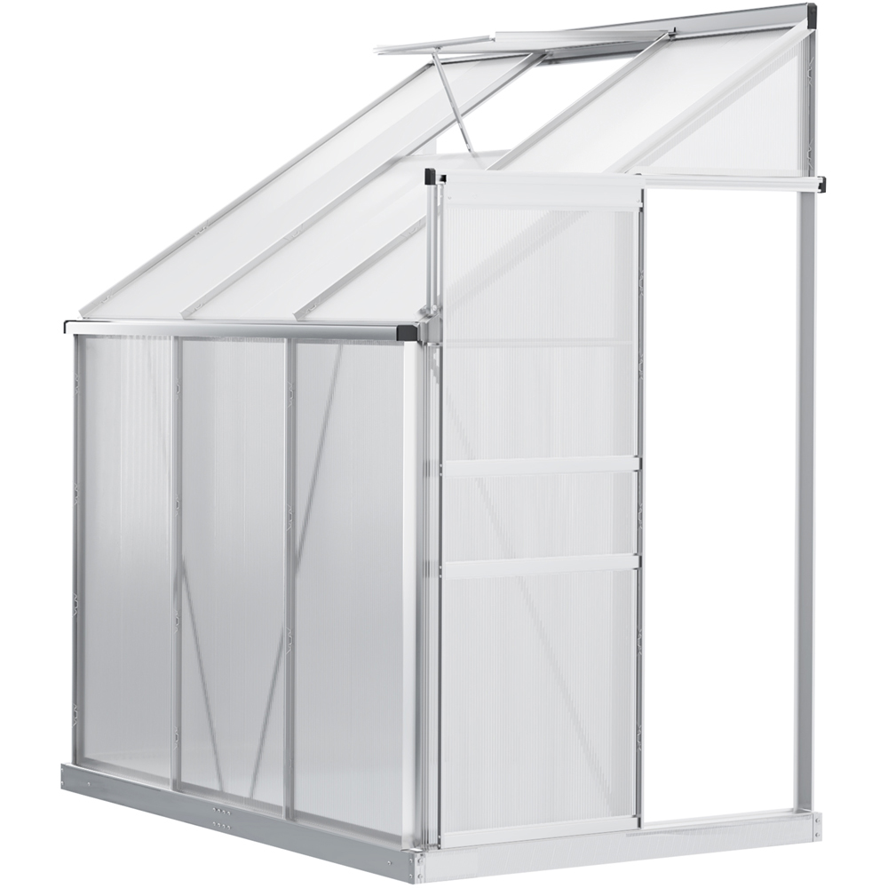 Outsunny PE Steel 4 x 6.2ft Poly Greenhouse Image 1