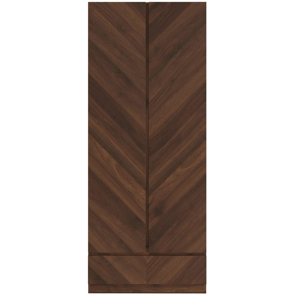 GFW Catania Royal Walnut Wood 3 Piece Bedroom Furniture Set Image 3