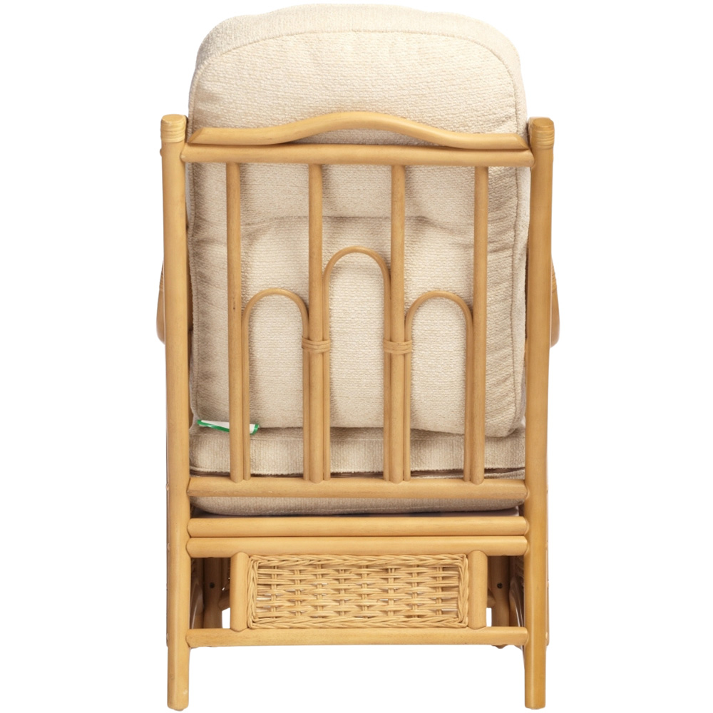 Desser Furniture Vale Light Oak Natural Rattan Cloud Chair Image 5