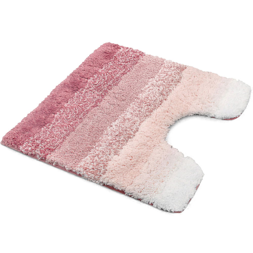 Mayfair Superstripe Blush Bath Mat Set Image 4